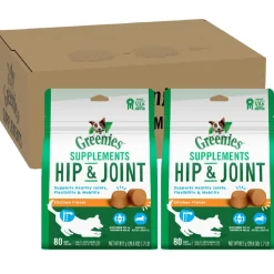 Greenies Hip & Joint Supplement for Dogs - 160 Count - 3.4 lbs