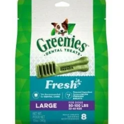 Greenies Large Fresh Treat Pack Dental Dog Treats - 12 oz