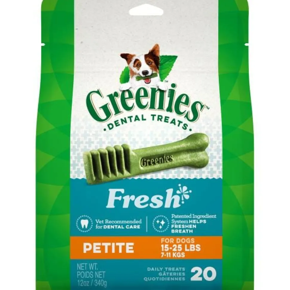Greenies Petite Fresh Treat Pack Dental Dog Treats - 12 oz