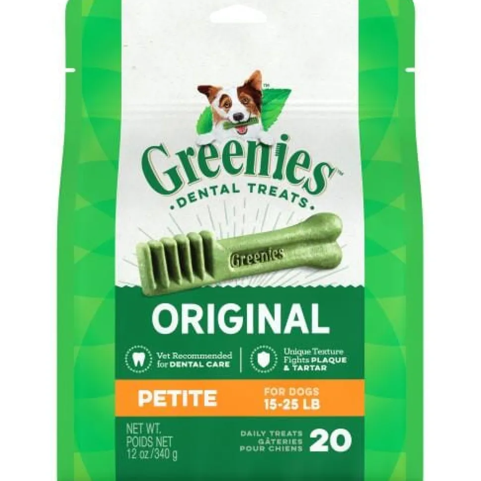 Greenies Petite Treat Pack Dental Dog Treats - 12 oz - 20 Count