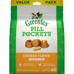 Greenies Pill Pockets for Dogs Chicken Capsule Value Bag - 15.8 oz