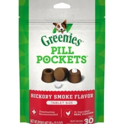 Greenies Pill Pockets for Dogs Hickory Tablet - 3.2 oz - 30 Count