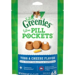 Greenies Pill Pockets for Cats Tuna/Cheese Treats - 1.6 oz - 45 Count