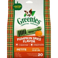 Greenies Pumpkin Spice Dental Dog Chews - Petite - 12 Oz