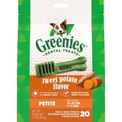 Greenies Sweet Potato Dental Bone Dog Treats - Petite - 12 Oz