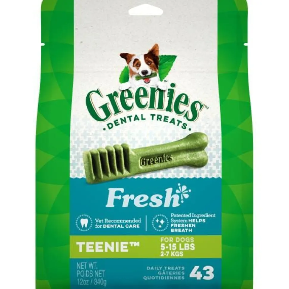 Greenies Teenie Fresh Treat Pack Dental Dog Treats - 12 oz