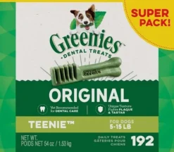 Greenies Teenie Value Tub Treat Pack Dental Dog Treats - 54 oz