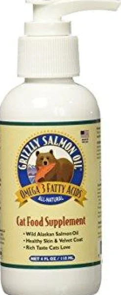 Grizzly Pet Products Grizzly Salmon PLUS Dog and Cat Supplement - 8 oz