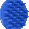 Grooma Grooma Original Round Rubber Curry Pet Brush - Blue - 8.8 X 4.5 X 2 In