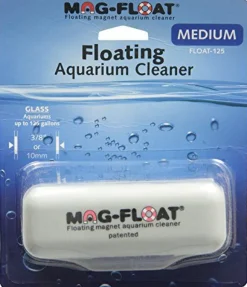 Gulfstream Tropical Mag-Float Floating Glass Aquarium Cleaner - Medium