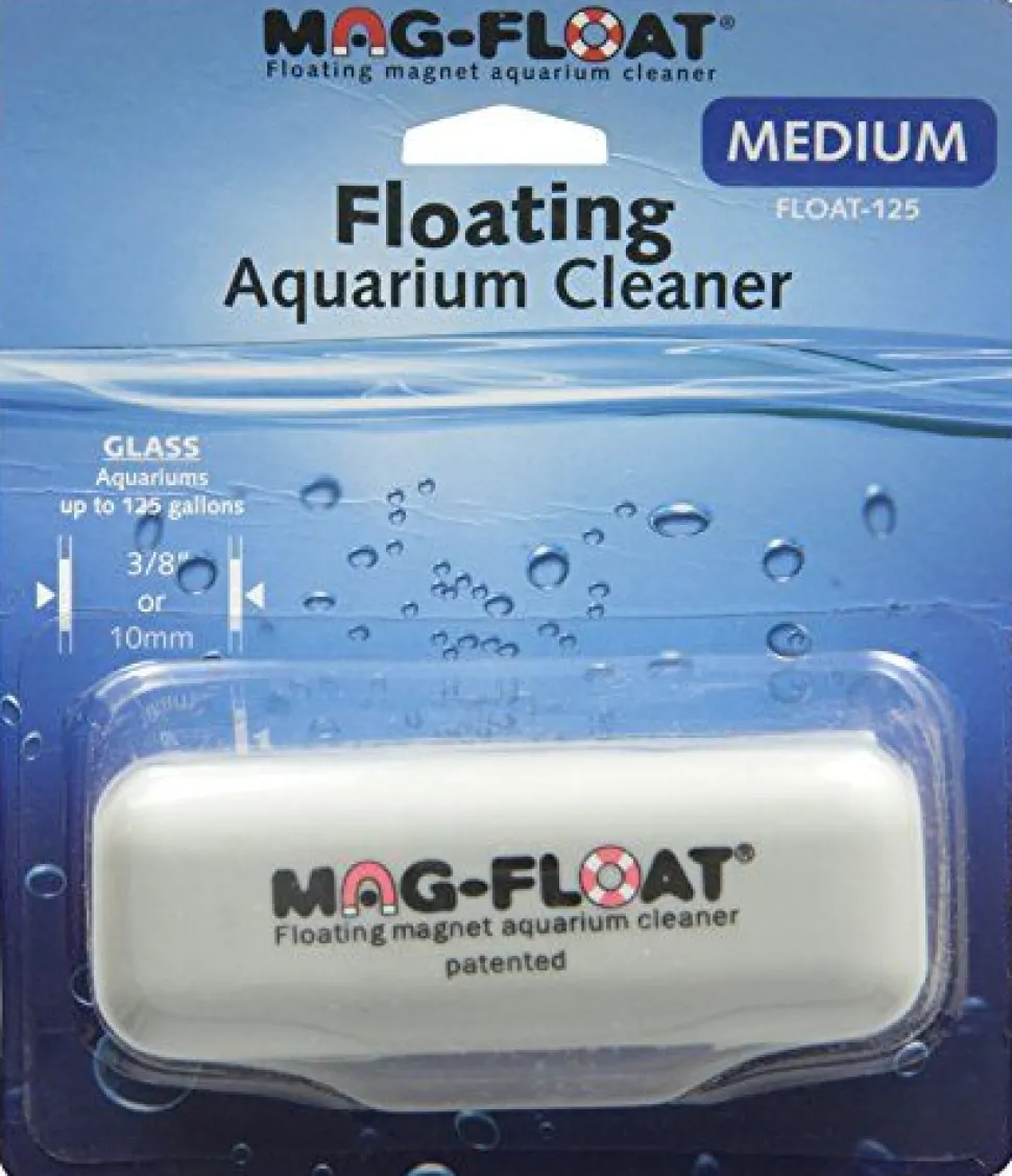 Gulfstream Tropical Mag-Float Floating Glass Aquarium Cleaner - Medium
