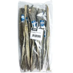 Gunnis Pet Grain-Free Long Cod Skin Strips Natural Air-Dried Dog Treats - 25 Count