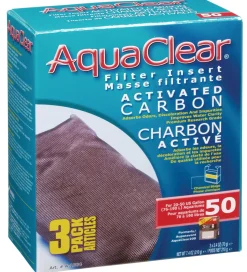 Hagen Activated Carbon Filter Insert for AquaClear 50/200 - 3 pk