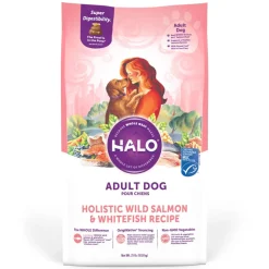 Halo Adult Holistic Wild Salmon & Whitefish Recipe Dry Dog Food