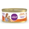 Halo Grain Free Indoor Cat Chicken Pate Canned Cat Food