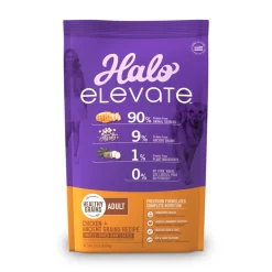 Halo Pets Elevate Healthy Grains Chicken Recipe Dry Dog Food - 20 Lbs