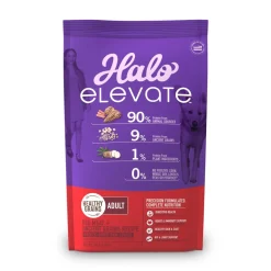 Halo Pets Elevate Healthy Grains Red Meat Recipe Dry Dog Food - 20 Lbs