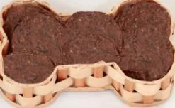 Happy Howie's 4" Beef Burgers Natural Dog Chews - 60 ct Case - Case of 1