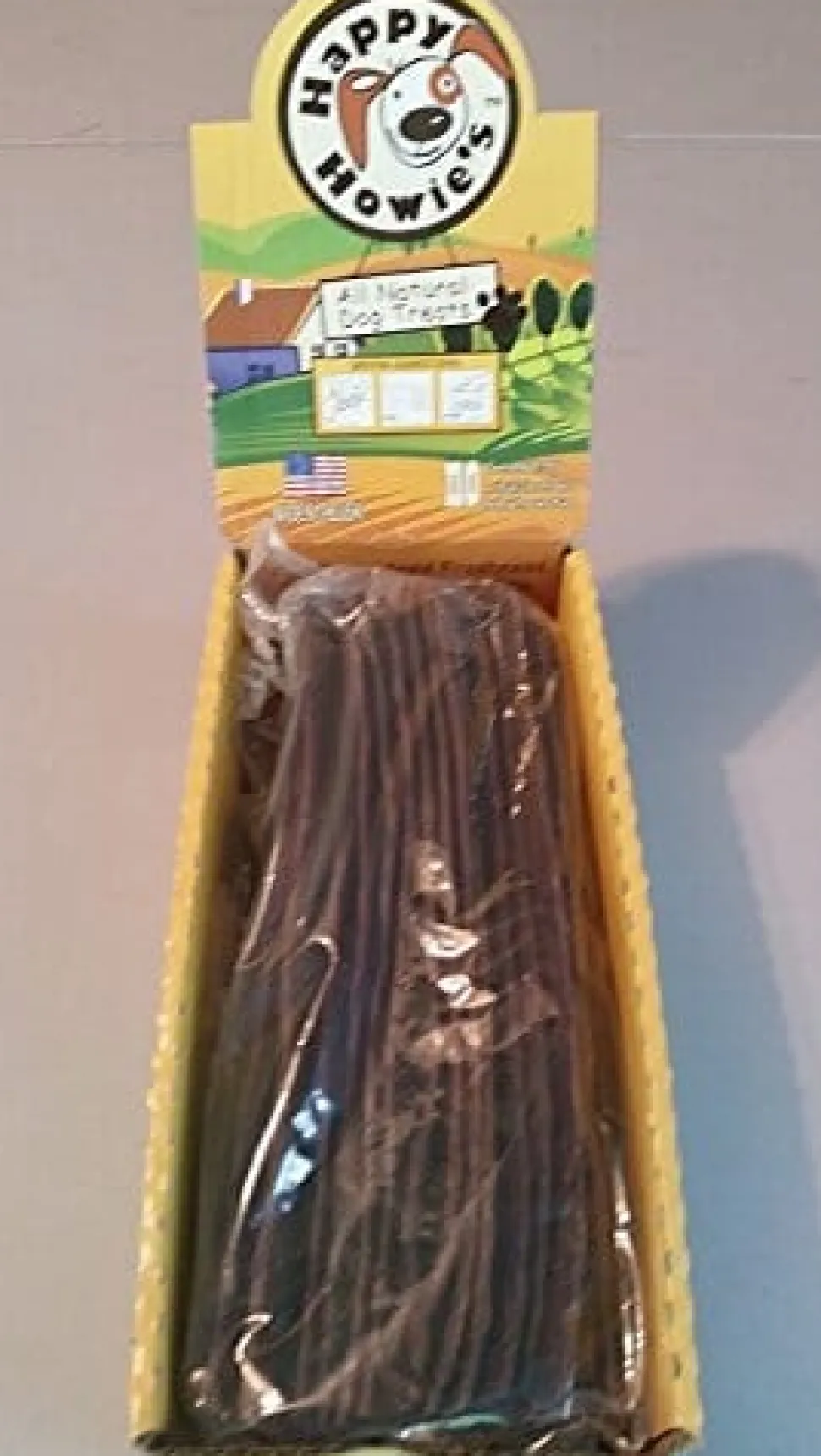 Happy Howie's Bulk Beef Jerky Dog Jerky Treats - 12 In - 40 Pieces