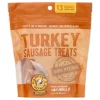 Happy Howie's Deli Style Sausages 4" Sausage Bakers Dozen Turkey Natural Dog Chews - 3.5 oz Bag