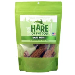 Hare of the Dog 100% Rabbit Jerky Dog Treats - 3.5 Oz