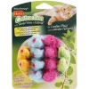 Hartz Mountain Cattraction Kitty Frenzy Silver Vine and Mice Catnip Cat Toy - 12 Pack