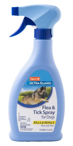 Hartz Mountain Ultra Guard Flea and Tick Spray for Dogs - 16 Oz