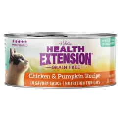 Health Extension Grain Free Chicken and Pumpkin Recipe Canned Cat Food
