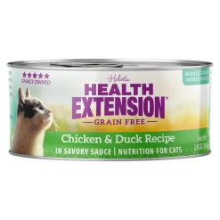 Health Extension Grain Free Chicken and Duck Recipe Canned Cat Food