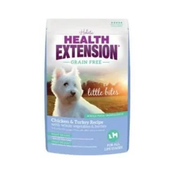 Health Extension Grain-Free Little Bites Chicken and Turkey Dry Dog Food - 12 Lbs