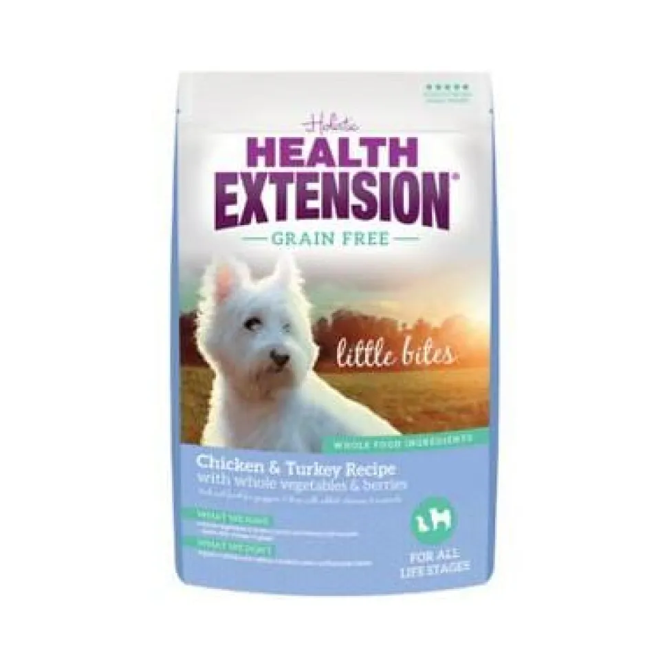 Health Extension Grain-Free Little Bites Chicken and Turkey Dry Dog Food - 12 Lbs
