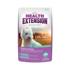 Health Extension Grain-Free Little Bites Venison Vegetables and Berries Dry Dog Food - 12 Lbs