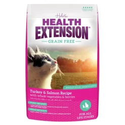 Health Extension Grain-Free Turkey and Salmon Kitten Dry Cat Food - 4 Lbs