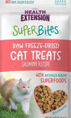 Health Extension Super Bites Salmon Freeze-Dried Raw Cat Treats - .75 Oz