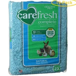 Healthy Pet Carefresh Complete Blue Paper Small Animal Bedding - 50 Ltr