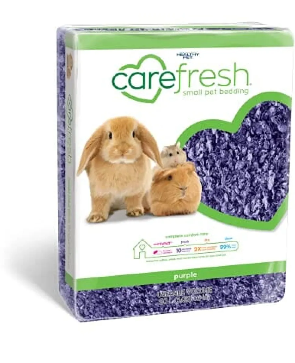 Healthy Pet Carefresh Playful Purple Paper Small Animal Bedding - 50 Ltr