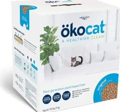 Healthy Pet Okocat Cat Clumping Wood Litter Cat Litter - 19.8 Lbs