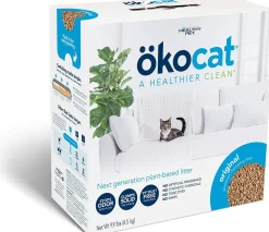 Healthy Pet Okocat Cat Clumping Wood Litter Cat Litter - 9.9 Lbs