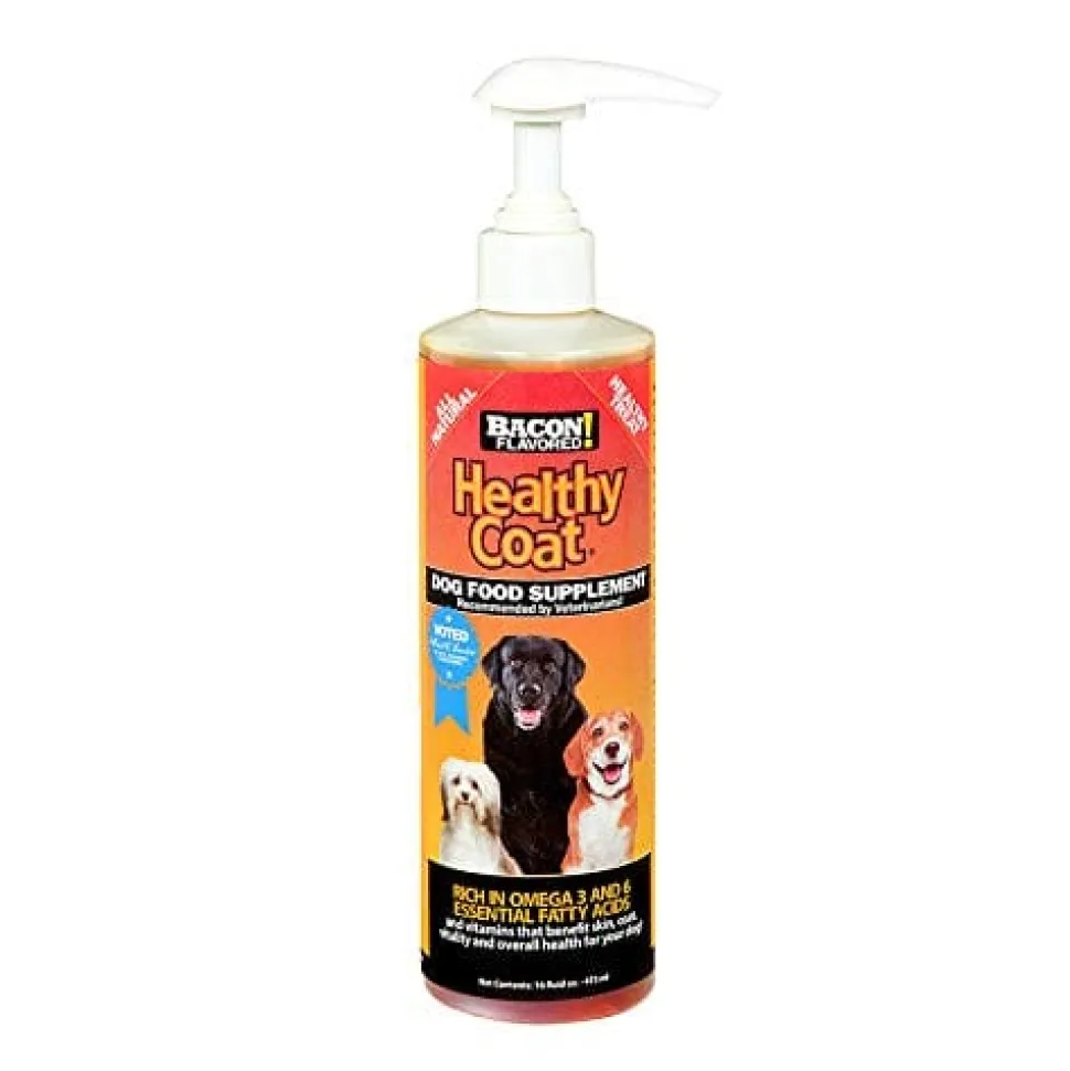 Healthycoat Dog Food Supplement - Bacon - 1 Pt