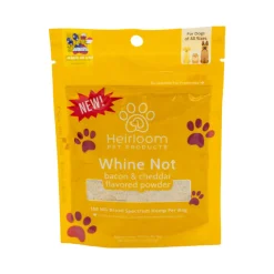 Heirloom Whine Not Immunity Broad Spectrum Hemp Bacon and Cheddar Dog Food Topper - 2.1 oz - Case of 6