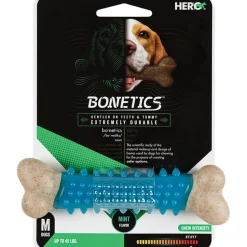 Hero Bonetics Dental Bone Mint Flavored Chew Dog Toy - Medium