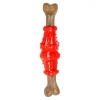 Hero Bonetics Noisy Joint Bone Wood Scented Dental Chew Dog Toy