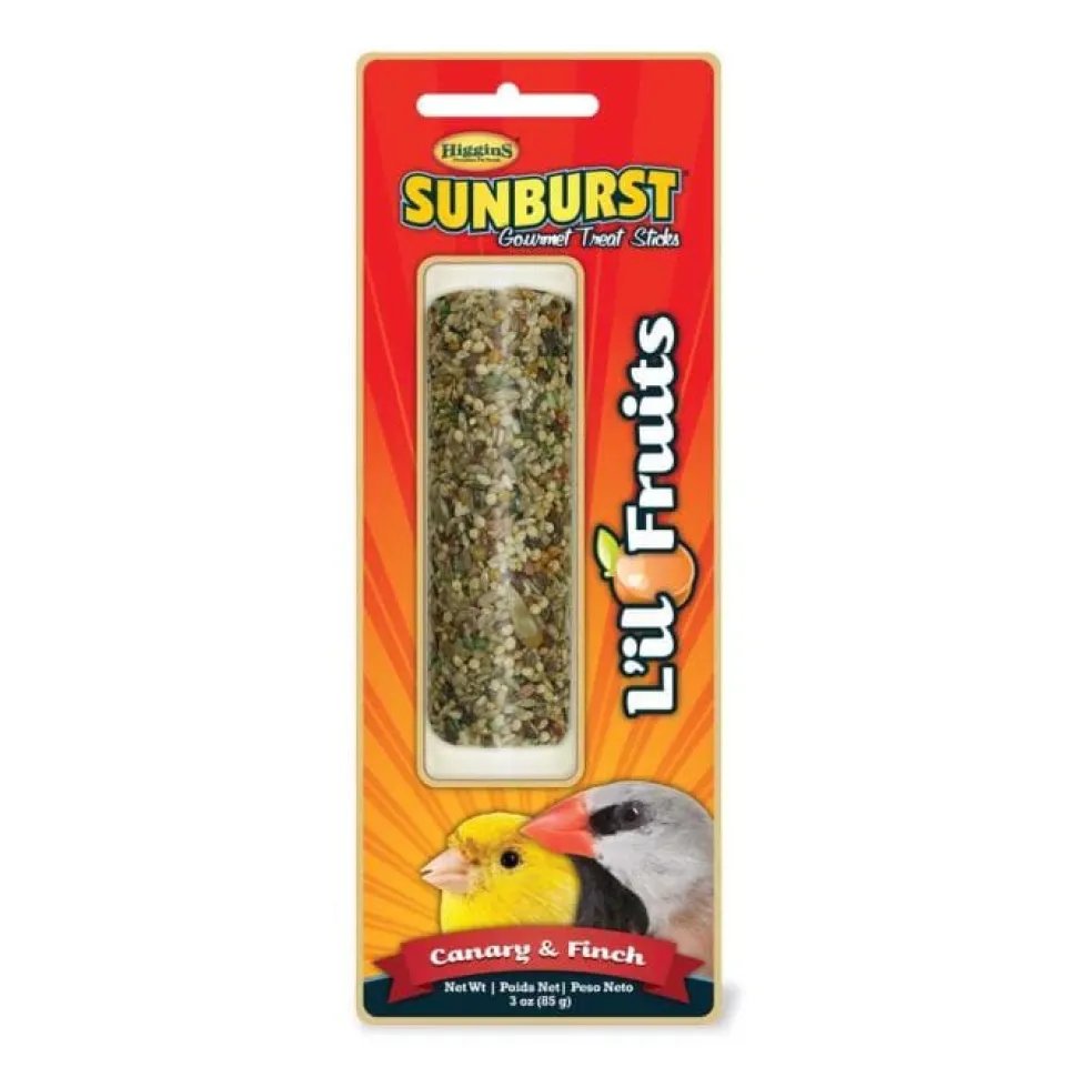 Higgins Gourmet Li'l Fruits Canary and Finch Bird Treat Sticks - 2.43 Oz