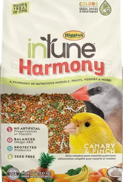 Higgins Intune Natural Harmony Canary and Finch Bird Food - 2 Lbs