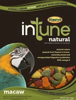 Higgins Intune Natural Macaw Bird Food - 18 Lbs