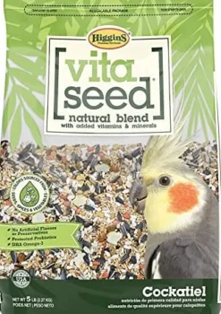 Higgins Nederlands Vita Seed Vita Cockatiel Bird Food - 2.5 Lbs