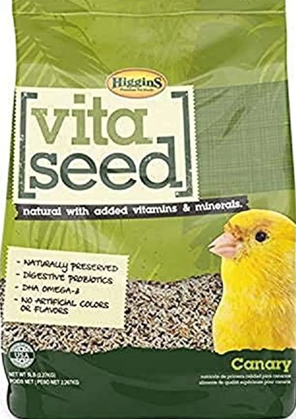 Higgins Nederlands Vita Seed Vita Canary Bird Food - 5 Lbs