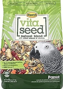 Higgins Nederlands Vita Seed Vita Parrot Bird Food - 5 Lbs