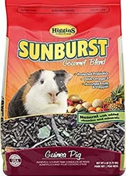 Higgins Sunburst Gourmet Diet 6 Guinea Pig Small Animal Food - 6 Lbs