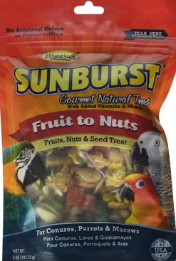 Higgins Sunburst Gourmet Fruit to Nuts Bird Treat Sticks - 5 Oz